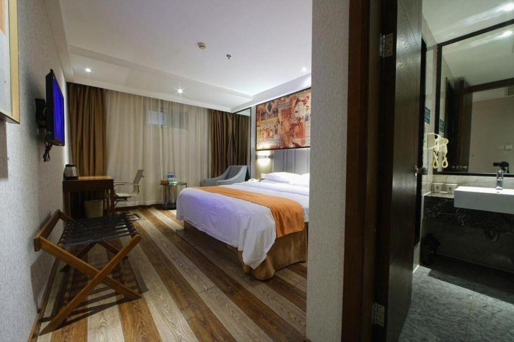 Greentree Inn Fujian Fuzhou Software Park River View Business Hotel Exteriör bild