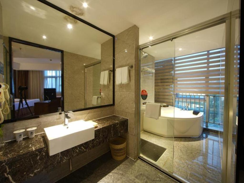 Greentree Inn Fujian Fuzhou Software Park River View Business Hotel Exteriör bild