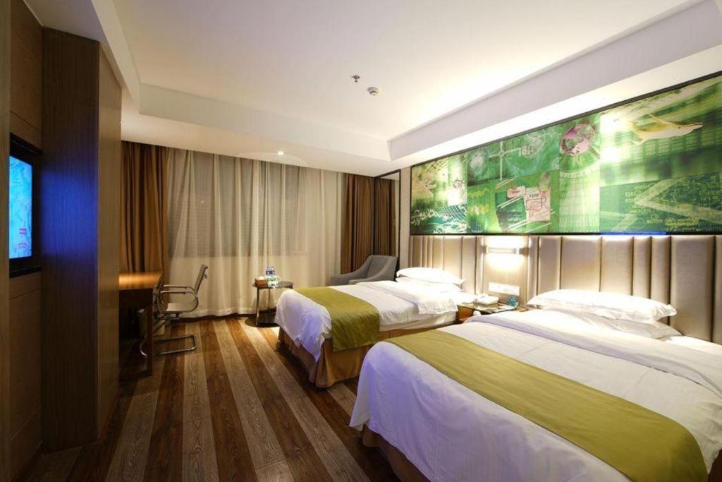 Greentree Inn Fujian Fuzhou Software Park River View Business Hotel Exteriör bild